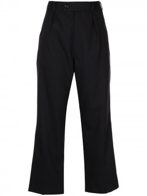 Укороченные брюки прямого кроя Comme Des Garçons Tricot. Цвет: черный