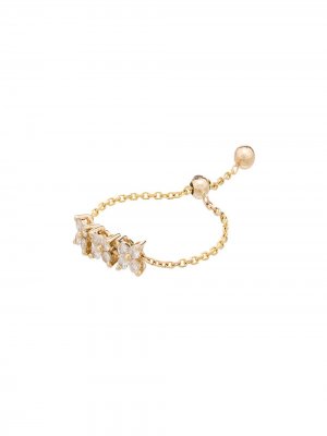 Золотое кольцо Bronte с бриллиантами Anissa Kermiche. Цвет: yeloow желтый