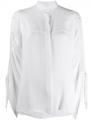 Блузка с кулиской на рукавах LOEWE. Цвет: белый