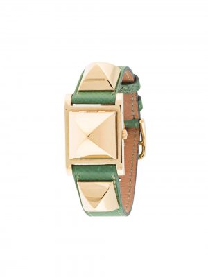 Наручные часы Medor pre-owned 22 мм Hermès. Цвет: зеленый