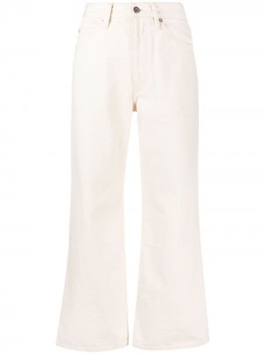 Укороченные расклешенные брюки Jil Sander. Цвет: нейтральные цвета