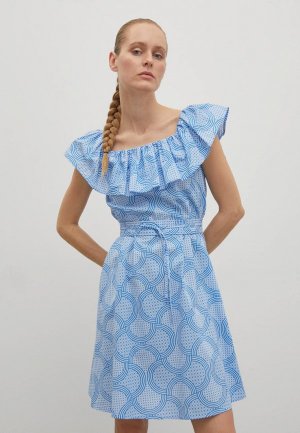 Платье Finn Flare. Цвет: голубой