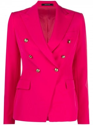 Двубортный пиджак Jalicya Tagliatore. Цвет: розовый