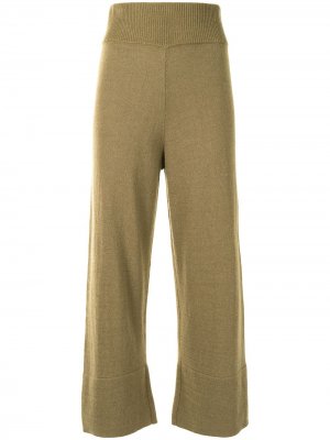 Широкие брюки Cynthia Altuzarra. Цвет: зеленый