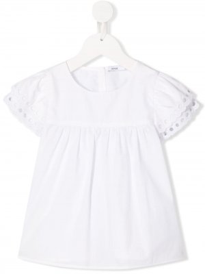 Ярусная блузка Leyla Knot. Цвет: белый