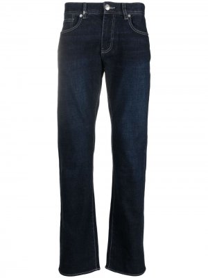 Прямые джинсы Armani Exchange. Цвет: синий