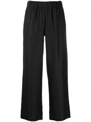 Расклешенные брюки с завышенной талией P.A.R.O.S.H.. Цвет: черный