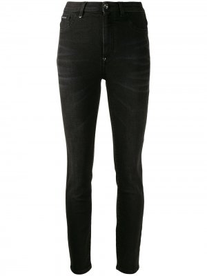 Классические джинсы скинни Philipp Plein. Цвет: черный