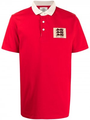 Рубашка поло с короткими рукавами и нашивкой Kent & Curwen. Цвет: красный