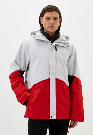 Куртка сноубордическая Volcom. Цвет: разноцветный