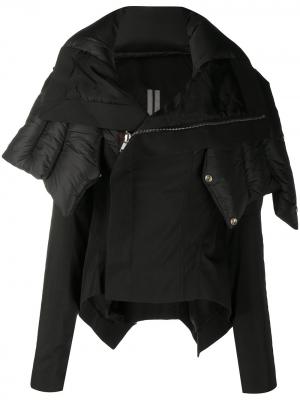 Многослойная куртка Rick Owens. Цвет: черный