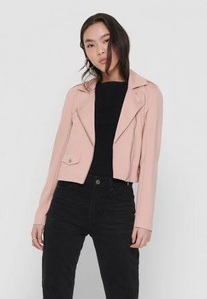 Куртка Only. Цвет: розовый