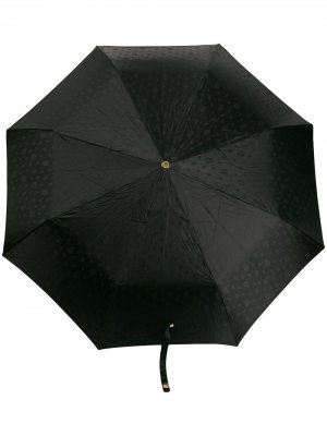 Складной зонт с декором Skull и кристаллами Alexander McQueen. Цвет: черный