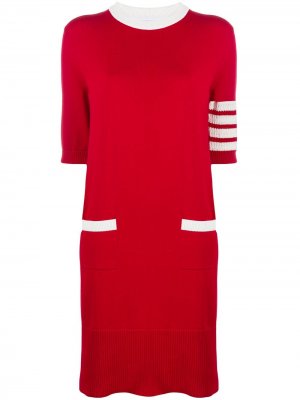 Платье-джемпер Hector Thom Browne. Цвет: красный