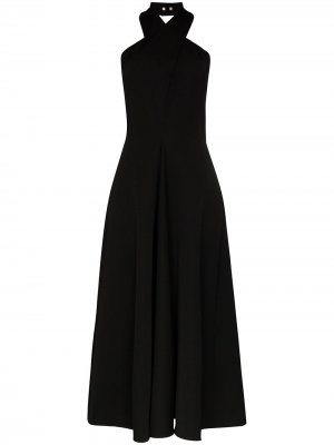 Платье Melinda с вырезом халтер Jil Sander. Цвет: черный