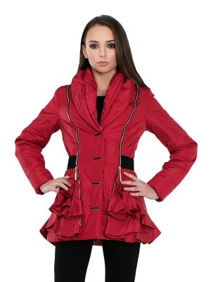 Куртка Alisa Line. Цвет: красный