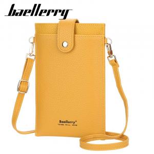 Женские сумки из искусственной кожи, модные дизайнерские для телефона, через плечо на молнии, сумка плечо, кошелек Baellerry