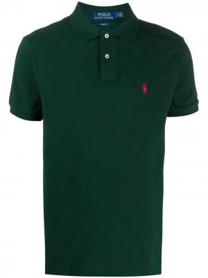 Рубашка-поло с короткими рукавами Polo Ralph Lauren. Цвет: зеленый