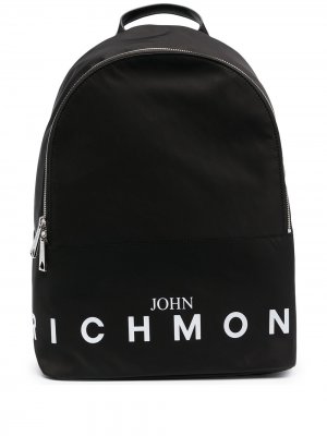 Рюкзак с логотипом John Richmond. Цвет: черный