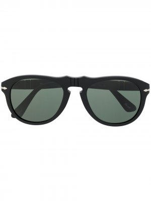 Солнцезащитные очки-авиаторы Persol. Цвет: черный