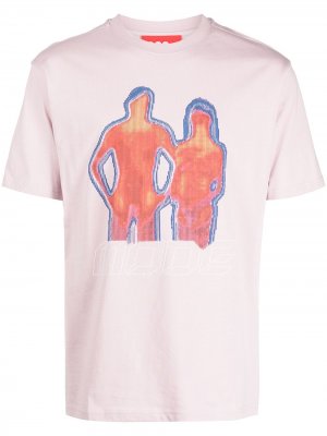 Heat Mode cotton T-shirt 032c. Цвет: серый