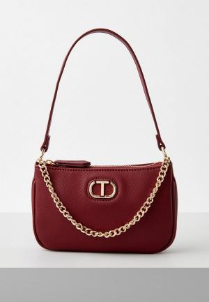 Сумка Twinset Milano. Цвет: бордовый
