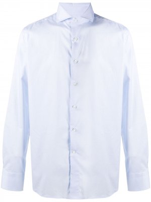 Рубашка с длинными рукавами Canali. Цвет: синий