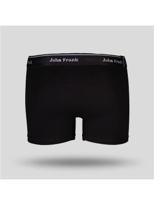 Боксеры мужские JOHN FRANK. Цвет: черный