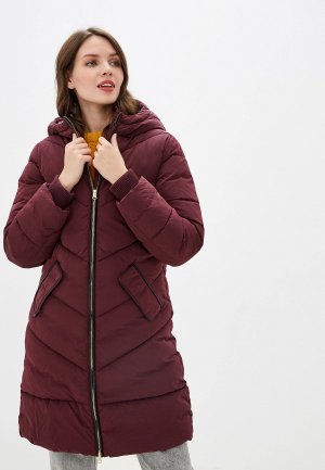 Куртка утепленная Sisley. Цвет: бордовый