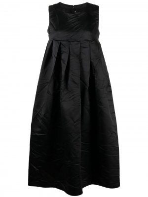 Платье миди со сборками Comme Des Garçons Girl. Цвет: черный