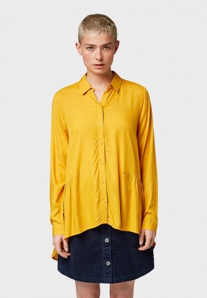 Блуза Tom Tailor Denim. Цвет: желтый