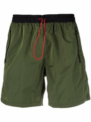 Zip-pocket beach shorts Mc2 Saint Barth. Цвет: черный