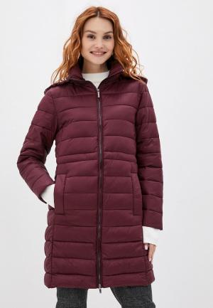 Куртка утепленная Stefanel. Цвет: бордовый
