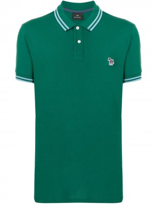 Рубашка поло с нашивкой-логотипом PS Paul Smith. Цвет: зеленый