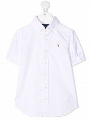 Polo Pony-logo short-sleeved shirt Ralph Lauren Kids. Цвет: белый