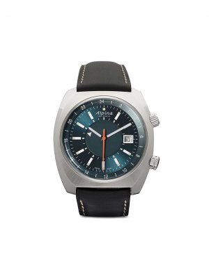 Наручные часы Startimer Pilot Heritage 42 мм Alpina. Цвет: голубой