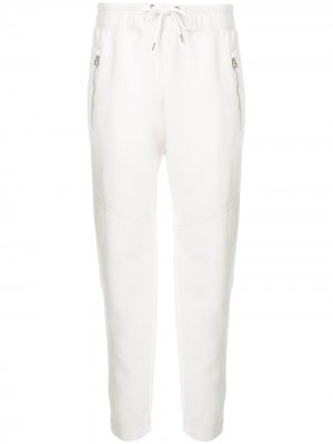 Флисовые спортивные брюки Polar James Perse. Цвет: белый