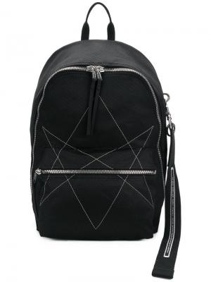 Рюкзак с контрастной строчкой Rick Owens DRKSHDW. Цвет: черный