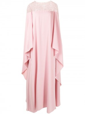 Вечернее платье с пайетками Carolina Herrera. Цвет: розовый