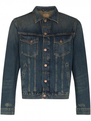 Джинсовая куртка Bobby Nudie Jeans. Цвет: синий
