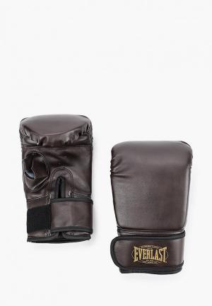 Перчатки боксерские Everlast. Цвет: коричневый