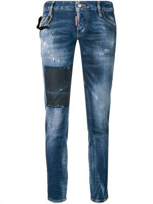 Укороченные джинсы Jennifer Dsquared2. Цвет: синий