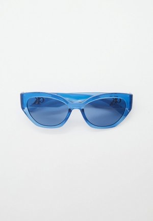 Очки солнцезащитные Calvin Klein Jeans. Цвет: голубой