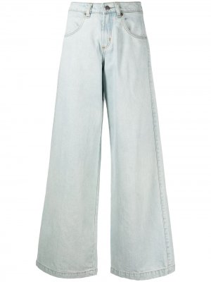 Широкие джинсы с завышенной талией Société Anonyme. Цвет: синий