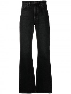 Расклешенные джинсы с завышенной талией Acne Studios. Цвет: черный