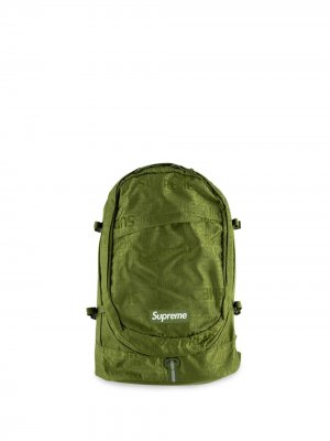 Рюкзак с логотипом Supreme. Цвет: зеленый