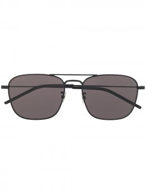 Солнцезащитные очки-авиаторы SL309 Saint Laurent Eyewear. Цвет: черный
