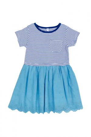 Платье PlayToday. Цвет: голубой