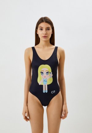 Купальник Chiara Ferragni. Цвет: черный