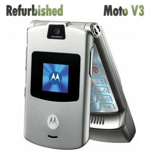 Восстановленный оригинальный разблокированный мобильный телефон  V3 Motorola